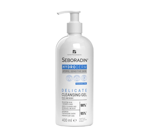 SEBORADIN HYDRODERM DELICATE CLEANSING GEL BODY AND FACE ATOPIC AND SENSITIVE SKIN 400ML