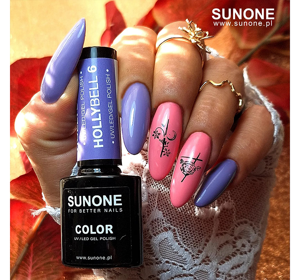 SUNONE COLOUR UV/LED GEL POLISH HOLLYBELL 6 5G