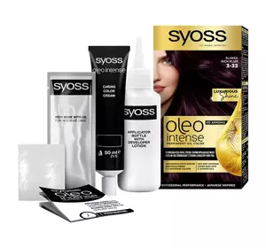 SYOSS OLEO INTENSE HAIR COLOUR WITHOUT AMMONIA 3-33 RICH PLUM