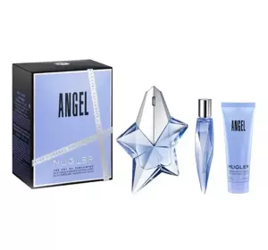 THIERRY MUGLER ANGEL EAU DE PARFUM SPRAY 50ML + 10ML + BALM 50ML 