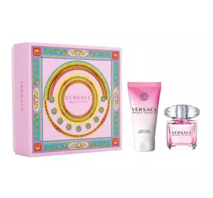 VERSACE BRIGHT CRYSTAL SET EAU DE TOILETTE SPRAY 30ML + BODY LOTION 50ML