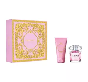 VERSACE BRIGHT CRYSTAL SET EAU DE TOILETTE SPRAY 30ML + BODY LOTION 50ML