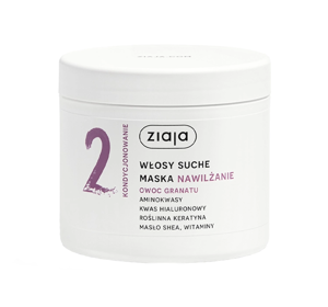 Ziaja Moisturizing Pomegranate Fruit Mask for Dry Hair 400ml