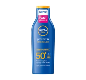 NIVEA SUN PROTECT & MOISTURE VERY HIGH SUN PROTECTION SUN LOTION SPF50 200ML