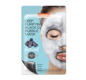 PUREDERM  DEEP PURIFYING BUBBLE MASK CHARCOAL