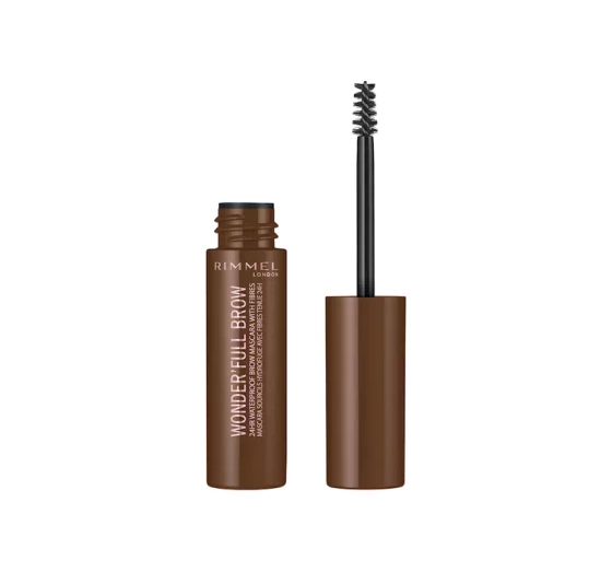 RIMMEL WONDER FULL BROW 24H BROW MASCARA 002 MEDIUM 4.5ML