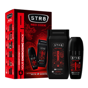 STR8 Red Code Roll-On Antiperspirant 50 ml + Shower Gel 250 ml