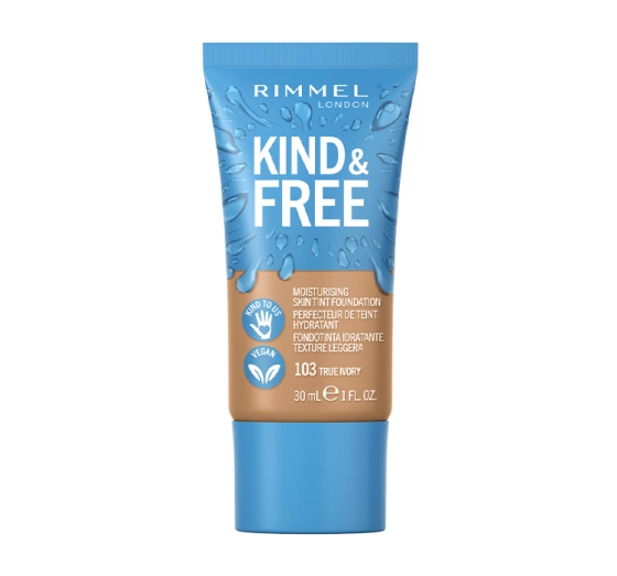 RIMMEL KIND & FREE FACE FOUNDATION 103 TRUE IVORY 30ML