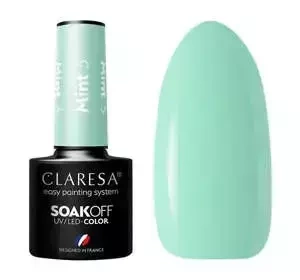 CLARESA SOAK OFF UV HYBRID NAIL POLISH MINT 3 5ML