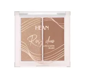 HEAN ROSY DUO CHEEK BLUSH IN TWO SHADES RD3 GLAMOUR 6G