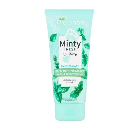 BIELENDA MINTY FRESH FOOT CARE SOFTENING CREAM-MASK FOR SEVERE CALLUSES 100ML