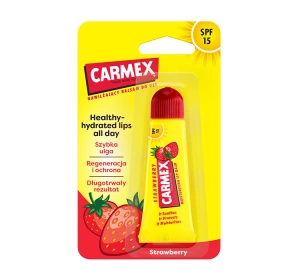 CARMEX MOISTURISING LIP BALM IN A TUBE STRAWBERRY 10G