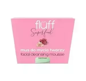 FLUFF FACIAL CLEANSING MOUSSE ALMONDS AND RASPBERRY 50ML