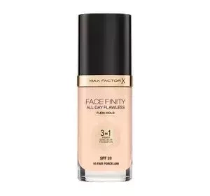 MAX FACTOR FACEFINITY ALL DAY FLAWLESS FOUNDATION 3IN1 10 FAIR PORCELAIN 30ML