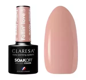CLARESA SOAK OFF HYBRID NAIL POLISH FALLIN' LOVE 3 5G