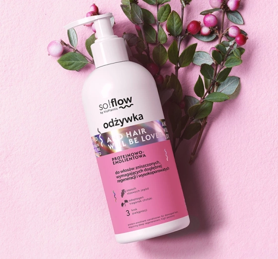 Click on photo to zoom it So!Flow Protein and Emollient Conditioner for Damaged Hair 300ml