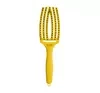 OLIVIA GARDEN FINGERBRUSH COMBO IT'S A 90'S PARTY HAIRBRUSH SWEET LEMONADE