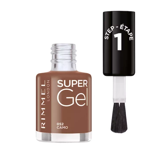 RIMMEL SUPER GEL NAIL GEL NAIL POLISH 052 CAMO 12ML 