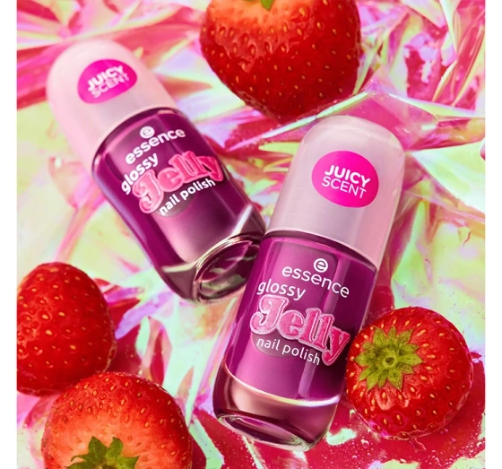 ESSENCE GLOSSY JELLY NAIL POLISH 01 SUMMER SPLASH 8ML 