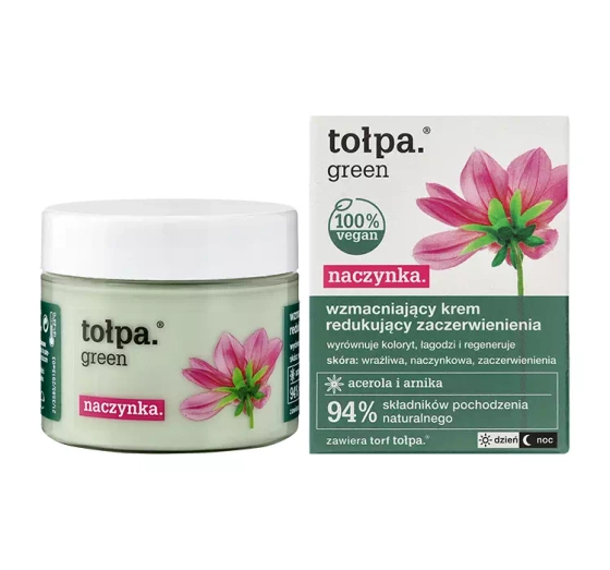 Click on photo to zoom it Tołpa Green Naczynka Redness-Reducing Strengthening Cream Acerola + Arnica 50ml