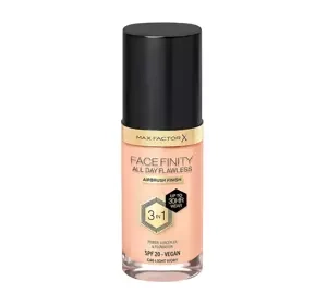 MAX FACTOR FACEFINITY ALL DAY FLAWLESS 3IN1 VEGAN FOUNDATION C40 LIGHT IVORY 30ML