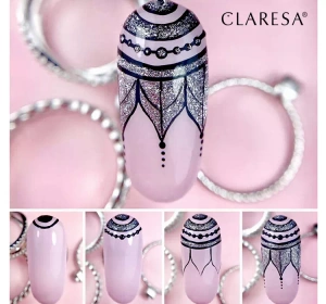 CLARESA SOAK OFF HYBRID NAIL POLISH PINK 504 5G