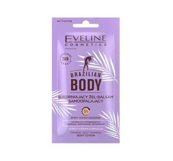 EVELINE BRAZILIAN BODY SELF-TANNING BODY LOTION SACHET 12ML