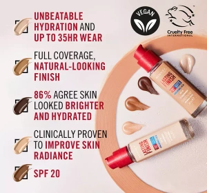 RIMMEL LASTING FINISH 35HR FACE FOUNDATION 150 ROSE VANILLA 30ML