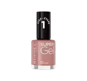 RIMMEL SUPER GEL NAIL GEL NAIL POLISH 033 R&B ROSE 12ML