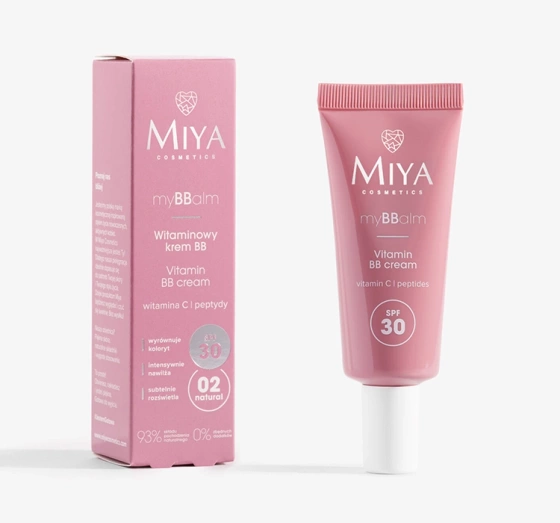 MIYA COSMETICS MYBBCREAM VITAMIN BB CREAM 02 NATURAL 30ML