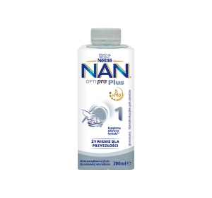 Nestlé NAN Optipro Plus 1 Hm-O Liquid Infant Formula for Newborns, 200 ml