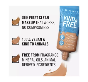 RIMMEL KIND & FREE FACE FOUNDATION 150 ROSE VANILLA 30ML