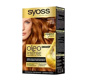 SYOSS OLEO INTENSE HAIR COLOUR WITHOUT AMMONIA 7-77 RED GINGER