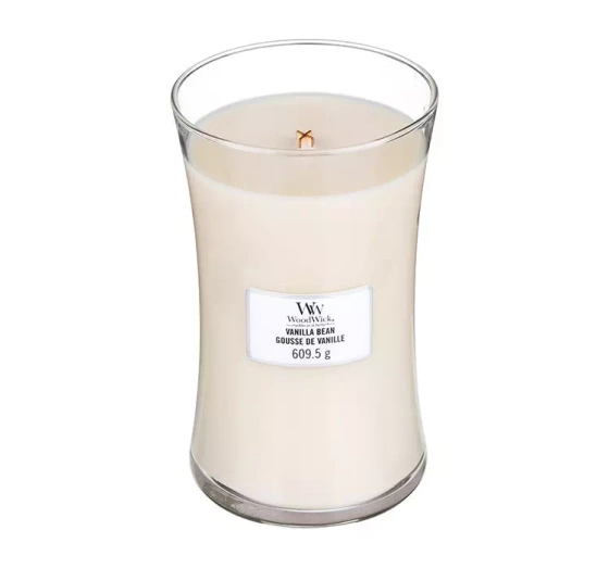 WOODWICK LARGE JAR CANDLE SCENTED CANDLE VANILLA BEAN 610G