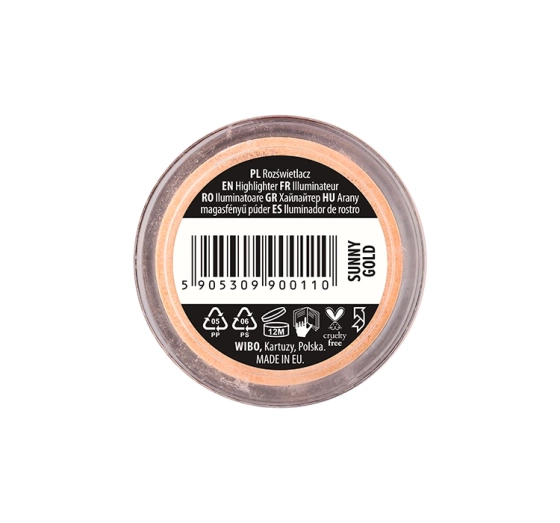 Click on photo to zoom it Wibo Selfie Loose Shimmer Face Highlighter Sunny Gold