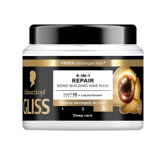 GLISS 4-IN-1 REPAIR HAIR MASK 400ML