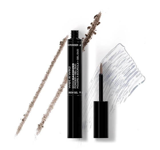 WET N WILD BROW MAXIMIZER DUO GEL AND BROW DUO NEUTRAL BROWN