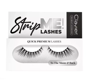 CLAVIER STRIP ME LASHES STRIP LASHES FALSE LASHES 801 TO THE MOON & BACK