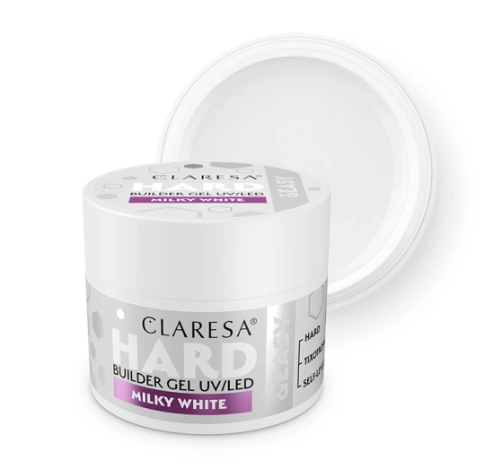 Click on photo to zoom it Claresa Hard & Easy Building Gel Milky White 45g