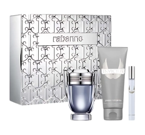 PACO RABANNE INVICTUS EAU DE TOILETTE SET SPRAY 100ML + 10ML + SHOWER GEL 100ML