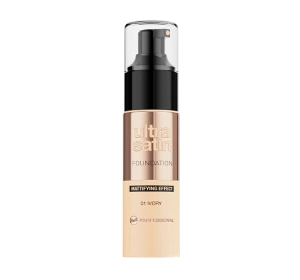 BELL PROFESSIONAL ULTRA SATIN LONG-LASTING MATTIFYING FOUNDATION 01 IVORY 30G