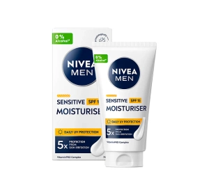 NIVEA MEN SENSITIVE PROTECTIVE FACE CREAM SPF15 75ML