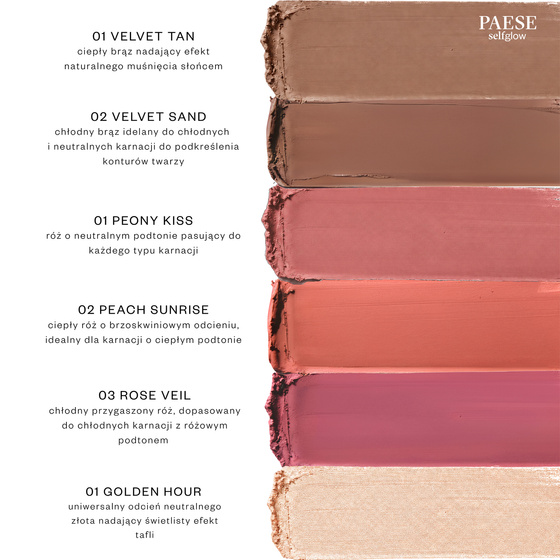 Click on photo to zoom it Paese SelfGlow Cream Bronzer 02 Velvet Sand 8g