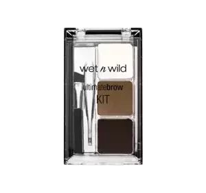 WET N WILD ULTIMATE BROW KIT SET FOR EYEBROW STYLING ASH BROWN 2.5G