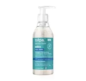 Tołpa Dermo Face Sebio Max Efekt Foaming Gel Scrub with Camphor 195ml