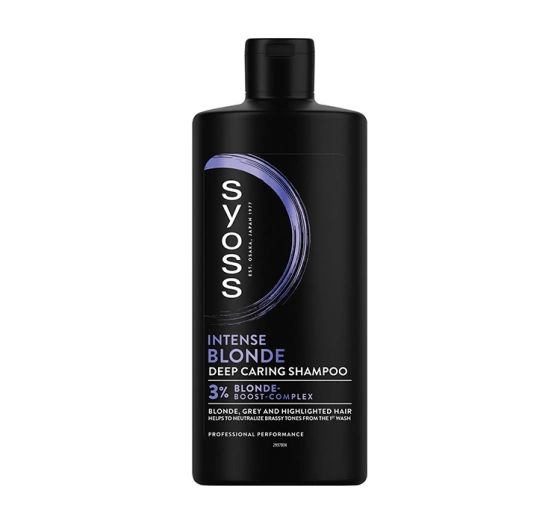 SYOSS BLONDE & SILVER SHAMPOO FOR LIGHTENED GRAY AND BLONDE HAIR 440ML
