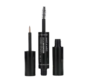 WET N WILD BROW MAXIMIZER DUO GEL AND BROW DUO NEUTRAL BROWN