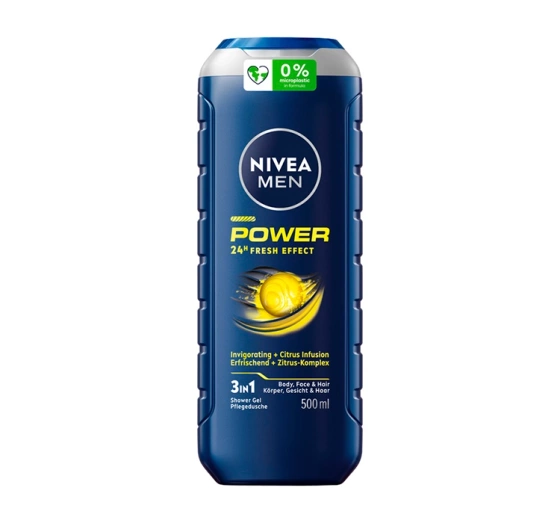 Click on photo to zoom it NIVEA MEN POWER FRESH SHOWER GEL FOR MEN FOR BODY FACE AND HAIR 500ML
