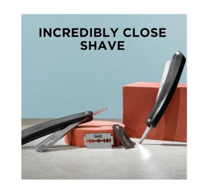 WILKINSON SWORD CLASSIC PREMIUM STRAIGHT RAZOR FOR MEN + 5 INTERCHANGEABLE BLADES