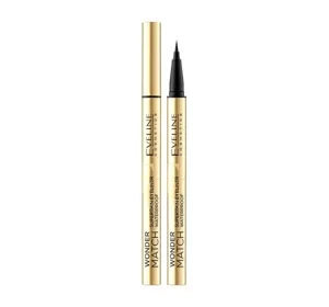 Eveline Wonder Match Waterproof Eyeliner Pen Deep Black